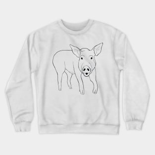 Happy Piglet Crewneck Sweatshirt